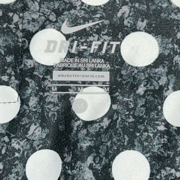 Nike Legend Spots Womens Size Medium Dri-Fit Cropped Active Polka Dot Leggings - Picture 4 of 9